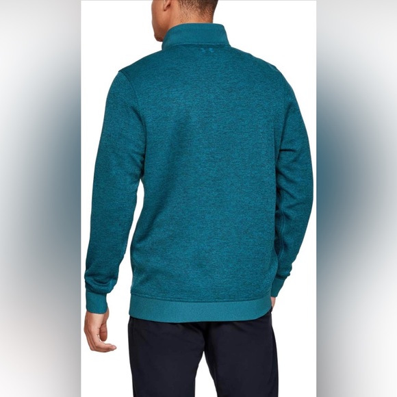 Under Armour Men's Storm SweaterFleece ¼ Zip Long Sleeve ColdGear Golf Pullover - Picture 2 of 7